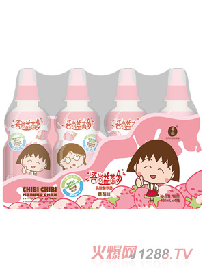 吾尚益菌多草莓味4瓶排装120ML