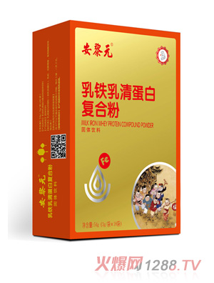 安黎元乳鐵乳清蛋白復合粉 豎版