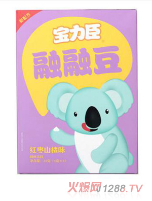 寶力臣融融豆紅棗山楂味25g