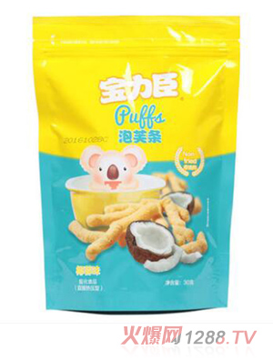 寶力臣泡芙條椰蓉味組合30g
