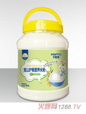 卡娃兔營(yíng)養米粉-淮山護暢桶裝800g