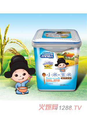 才星狀元營(yíng)養米粉-小米玉米樂(lè )扣525克