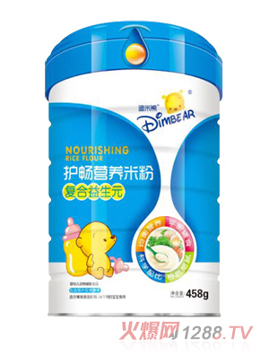 迪米熊護暢營(yíng)養米粉-復合益生元罐裝