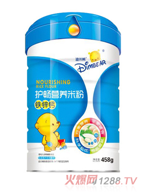 迪米熊護暢營(yíng)養米粉-鐵鋅鈣罐裝