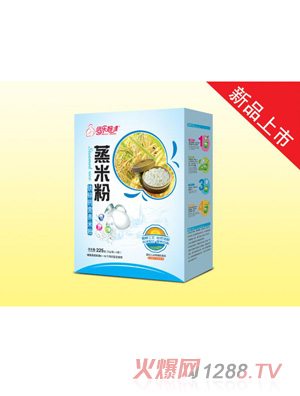 倍樂(lè )媽咪蒸米粉盒裝225克（鐵鋅鈣）