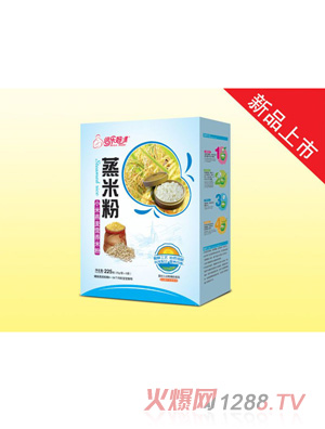 倍樂(lè )媽咪蒸米粉盒裝225克（小米燕麥）