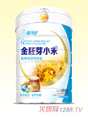 倍樂(lè )媽咪金胚芽小米營(yíng)養米粉（鐵鋅鈣）桶裝