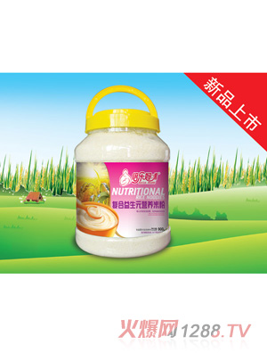 倍樂(lè )媽咪營(yíng)養米粉-復合益生元900g桶裝