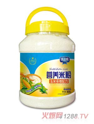 味滋肴營(yíng)養米粉透明桶裝-玉米多維