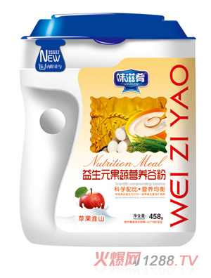 味滋肴益生元果蔬營(yíng)養谷粉-蘋(píng)果淮山