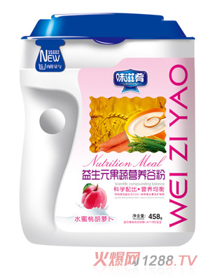 味滋肴益生元果蔬營(yíng)養谷粉-水蜜桃胡蘿卜