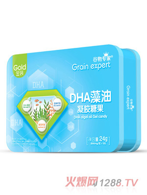 谷物专家DHA藻油凝胶糖果