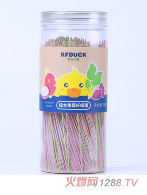 功夫小鴨綜合果蔬纖細(xì)面