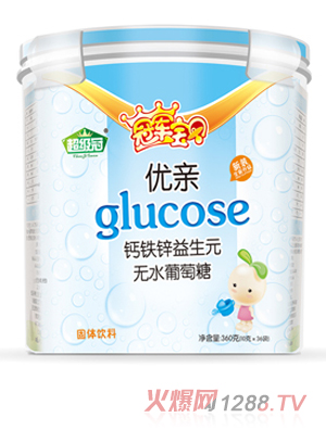 超級冠優(yōu)親鈣鐵鋅益生元無(wú)水葡萄糖 樂(lè )扣裝