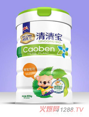 熊孩儿蜂蜜菊花清清宝罐装
