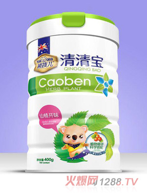 熊孩儿山楂开味清清宝罐装