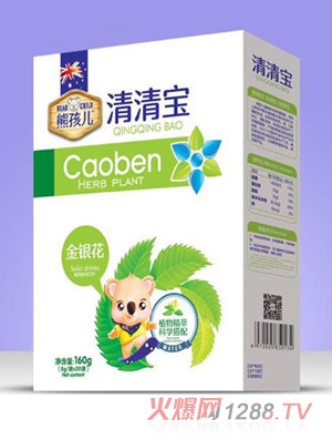 熊孩儿金银花清清宝盒装