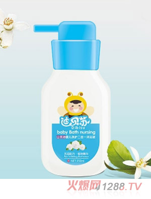 迪贝苏山茶油婴儿洗护二合一沐浴液