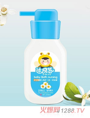 迪贝苏洋甘菊婴儿洗护二合一沐浴液