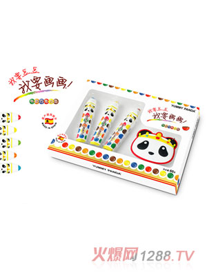 雅米熊猫巧克力60g（巧克力笔3支组合装）