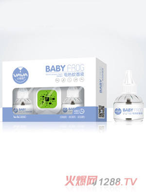 小蛙娃電熱蚊香液大盒