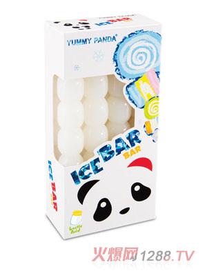 雅米熊猫果味棒棒冰（乳酸味）8支装