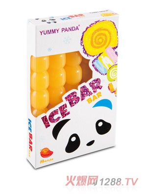 雅米熊猫果味棒棒冰（芒果味）5支装