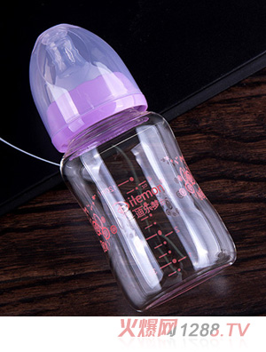 迪乐梦高鹏硅玻璃奶瓶5003紫色