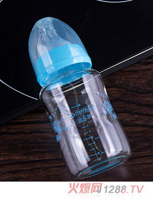 迪乐梦高鹏硅玻璃奶瓶5003蓝色