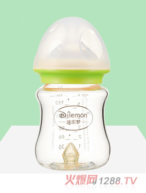 迪乐梦高鹏硅玻璃奶瓶5043绿色
