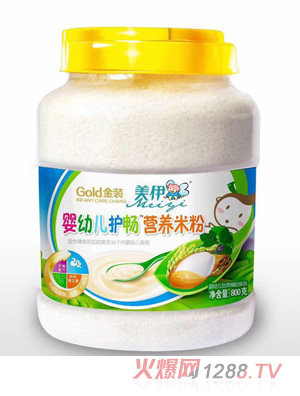 美伊嬰幼兒護暢營(yíng)養米粉桶裝