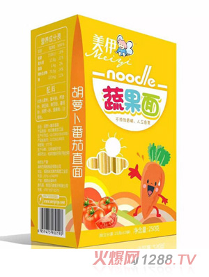 美伊蔬果面-胡蘿卜番茄直面