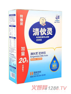 味奇清伙灵奶伴侣-菊花盒装