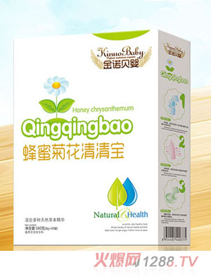 金諾貝嬰蜂密菊花清清寶盒裝