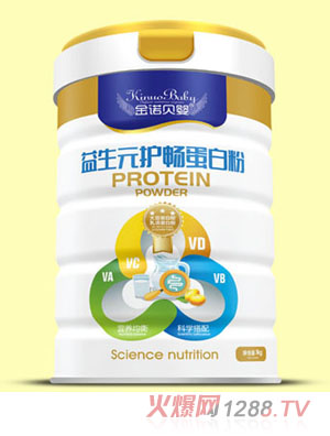 金諾貝嬰益生元護暢蛋白粉1000g