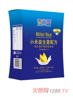吉米熊小米益生菌配方營(yíng)養米粉 盒裝