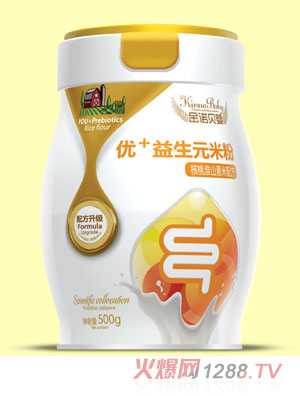 金諾貝嬰優(yōu)+益生元米粉（核桃淮山薏米配方）