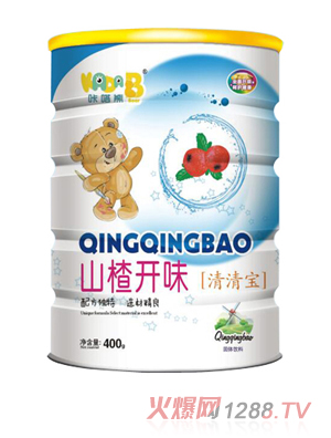 咔嗒熊山楂開(kāi)味清清寶400克