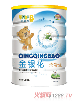 咔嗒熊金银花清清宝400克