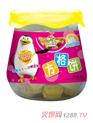 央央大风车方格饼（牛奶味）