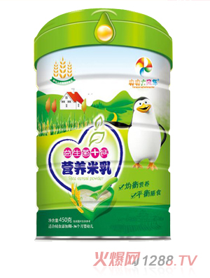 央央大風(fēng)車(chē)營(yíng)養米乳（益生菌+鈣） 罐裝