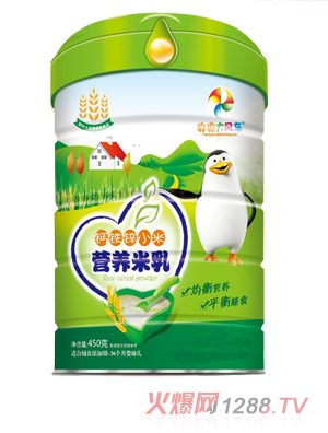 央央大风车营养米乳（钙铁锌小米） 罐装