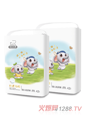 成长小象棉柔畅吸婴儿纸尿裤