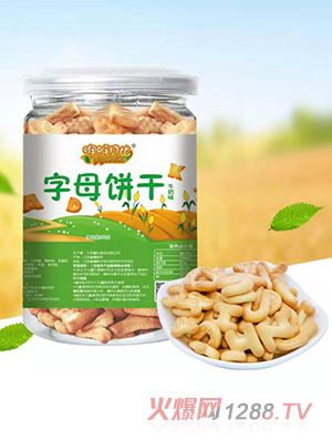 咿呀贝比字母饼干牛奶味