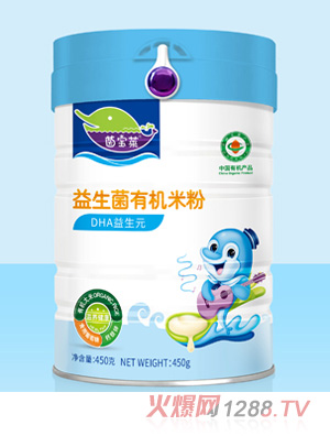 茵寶萊益生菌有機米粉-DHA益生元罐裝