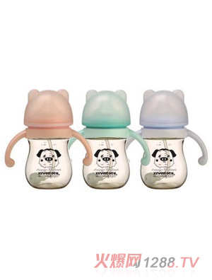 馨菲寶貝熊貓寬口徑PPSU奶瓶X8004貨號180ml