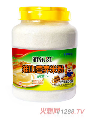 雅樂(lè )滋淮山營(yíng)養米粉-胡蘿卜800g