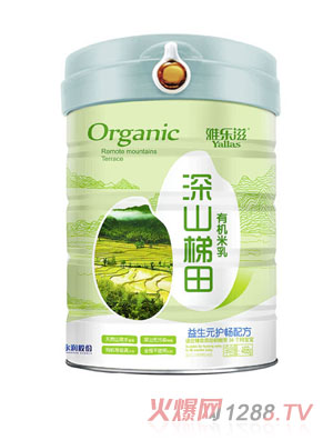 雅樂(lè )滋深山梯田有機米乳-益生元護暢配方 聽(tīng)裝