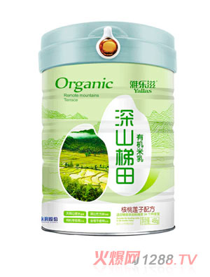 雅樂(lè )滋深山梯田有機米乳-核桃蓮子配方-聽(tīng)裝