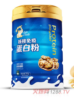 乖嘟嘟核桃免疫蛋白粉1kg鐵聽(tīng)